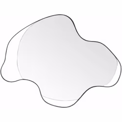 Specchio decorativo ovale. Scopri il fascino avanguardistico di questo specchio decorativo. Uno studio sul minimalismo modern ...