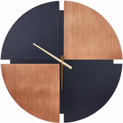 Orologio classico da appendere senza numeri. Decora i tuoi ambienti con questo affascinante orologio da parete ovale. Realizz ...