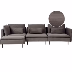 Divano modulare moderno a 3 posti . Crea il tuo salotto con questo divano componibile moderno, elegante e versatile. Il suo r ...