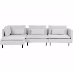 Divano modulare moderno a 3 posti . Crea il tuo salotto con questo divano componibile moderno, elegante e versatile. Il suo r ...