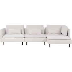 Divano modulare moderno a 3 posti . Crea il tuo salotto con questo divano componibile moderno, elegante e versatile. Il suo r ...