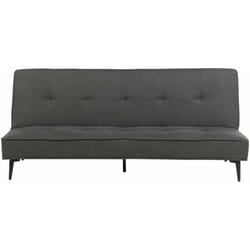 Divano letto moderno trasformabile senza braccioli con schienale abbottonato Verde chiaro Essvik