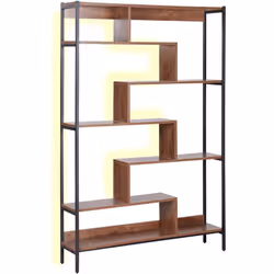 Libreria con luce LED. Questa libreria è un classico industriale perfetta per qualsiasi spazio moderno. Grazie al suo design ...