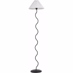 Lampada da terra in stile retrò. Ispirata alle forme vintage, questa lampada da terra emana un fascino inconfondibile. Caratt ...