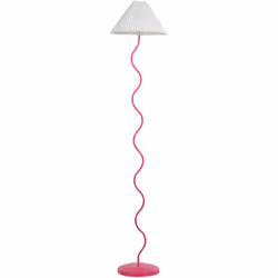 Lampada da terra in stile retrò . Ispirata alle forme vintage, questa lampada da terra emana un fascino inconfondibile. Carat ...