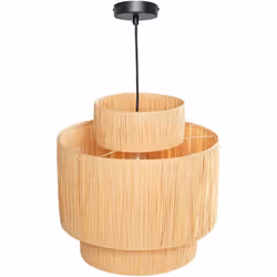 Lampada a sospensione in stile bohémien. Realizzata per infondere nel tuo spazio un'atmosfera vicina alla natura, questa lamp ...
