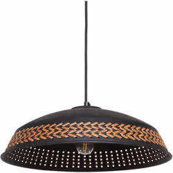 Lampada a sospensione in metallo. Migliora l'aspetto del tuo ambiente quotidiano con questa lampada a sospensione. Realizzato ...