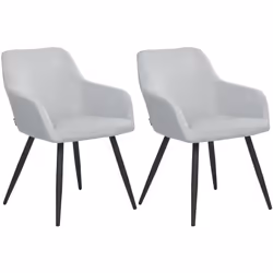 Set di 2 sedie moderne. Valorizza il tuo spazio vitale con le nostre sedie da pranzo imbottite in velluto, pensate per funzio ...