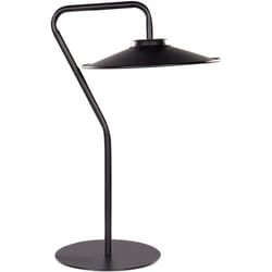 Beliani - Lampada da tavolo moderna a led Luce calda Ufficio Studio Soggiorno nero 41 cm Galetti