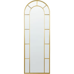 Beliani - Specchio decorativo a parete di grandi dimensioni in stile glamour da appendere 60 x 170 cm Croci dorate