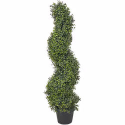 Pianta decorativa in vaso per uso interno ed esterno. Rendi unici i tuoi ambienti con questo albero artificiale a spirale, un ...