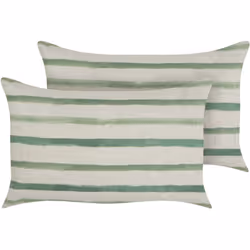 Decorativo cuscino dal design moderno. Aggiungi un tocco di eleganza accogliente alla tua casa con questo affascinante set di ...