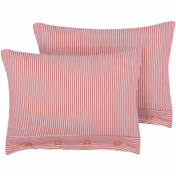 Set di cuscini decorativi con bottoni. Eleva il tuo arredamento con questo elegante set di 2 cuscini decorativi. Realizzate i ...