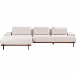 Divano minimalista a 3 posti. Questo divano angolare minimalista è progettato per la semplicità e il comfort. Dotato di bracc ...