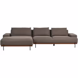 Divano minimalista a 3 posti. Questo divano angolare minimalista è progettato per la semplicità e il comfort. Dotato di bracc ...