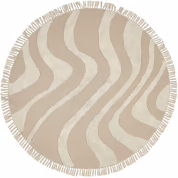 Tappeto decorativo con frange. Valorizza il tuo spazio con l'eleganza senza tempo di questo tappeto in cotone. Progettato per ...