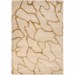 Tappeto in viscosa dal motivo geometrico. Decora la tua casa con questo tappeto rettangolare e dona un tocco moderno e glamou ...