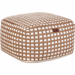 Pouf intrecciato a mano. Introduci questo pouf boho per non solo ottenere spazio extra per sedersi, ma anche un accessorio el ...