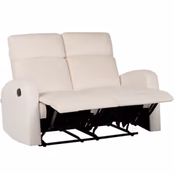 Divano reclinabile manualmente. Porta la classe e l'eleganza in soggiorno con questo moderno e funzionale divano a 2 posti, c ...