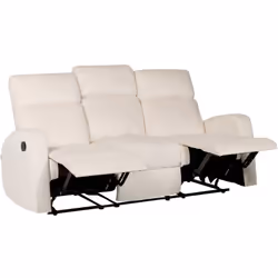 Divano reclinabile manualmente. Porta la classe e l'eleganza in soggiorno con questo moderno e funzionale divano a 3 posti, c ...