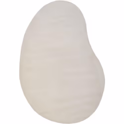 Tappeto organico sagomato. Realizzato a mano con una forma insolita, questo tappeto in viscosa si rivela l'aggiunta ideale pe ...