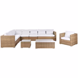 Set di divani in rattan. Trasforma il giardino in un comodo salotto con questo elegante set da esterno. Grazie agli elementi ...