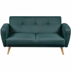 Comodo divano letto in stile retrò. Porta la classe e l'eleganza in soggiorno con questo divano a 2 posti in stile retrò. Rea ...