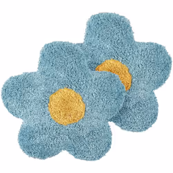 Set di 2 cuscini decorativi. Decora la cameretta del tuo bambino con questi affascinanti cuscini a forma di fiore e aggiungi ...