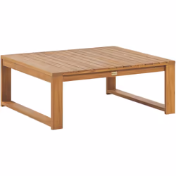 Tavolino da giardino in legno d'acacia. Questa elegante tavolo dallo stile moderno è un'aggiunta pratica sia per un balcone c ...