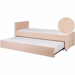 Letto singolo con letto estraibile. Porta stile e funzionalità in camera da letto con questo letto con rete a doghe. Realizza ...