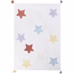 Tappeto per bambini tessuto a mano. Rendi più luminoso lo spazio del tuo bambino con il nostro affascinante tappeto rettangol ...