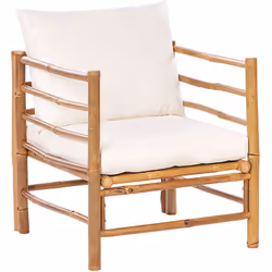 Seduta per esterni per divano modulare. Crea la tua oasi all'aperto perfetta con questa poltrona in bambù per set modulari da ...