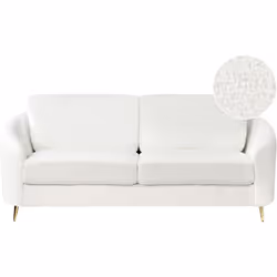 Divano tre posti in stile glamour. Siediti comodamente su questo divano a tre posti unico con forme arrotondate, e dona un'at ...