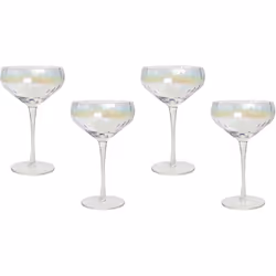 Set di bicchieri soffiati a mano. Queste coppe da champagne sono un'aggiunta straordinaria a qualsiasi bar o tavolo. Soffiate ...