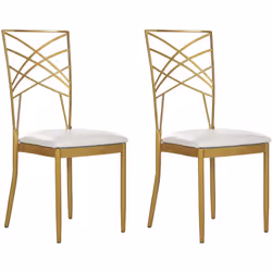 Set di 2 sedie da pranzo dallo stile moderno. Se ami combinare eleganza e modernità, questo set di 2 sedie è la scelta ideale ...