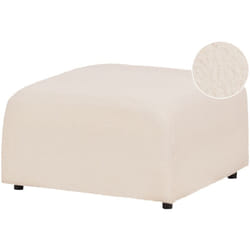 Ottomana in tessuto Boucle beige Falsterbo