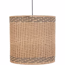 Lampadario in corda di carta. Questa affascinante lampada a sospensione è realizzata a mano con una leggera corda di carta di ...