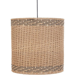 Beliani - Lampadario con paralume in corda di carta naturale Luapula