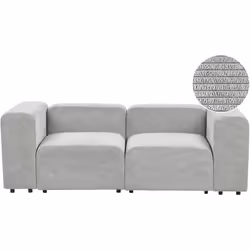 Divano componibile imbottito. Immergeti nel lusso minimalista con questo divano a 2 posti, avvolto in un sontuoso velluto in ...