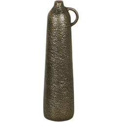Beliani - Vaso decorativo in metallo alluminio con finitura ottone 40 cm Surma