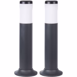 Set di luci da giardino a palo. Illumina il tuo spazio esterno con questo set di lampade a paletto. Progettate tenendo conto ...