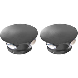 Beliani - Set di 2 lampade led da esterno in metallo di colore nero Maurice