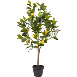 Albero di limone finto decorativo. Questo affascinante albero di limoni è l'aggiunta perfetta per chi desidera il verde in ca ...
