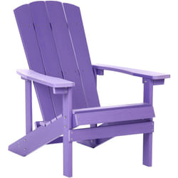 Sedia da giardino in plastica viola Adirondack