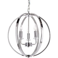 Beliani - Lampadario a sospensione in ferro con accenti di cristallo finitura cromata illuminazione soggiorno sala da pranzo argento Tenoiro