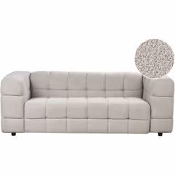 Divano decorativo per il soggiorno con imbottitura spessa. Valorizza il tuo spazio abitativo con questo elegante divano a 3 p ...