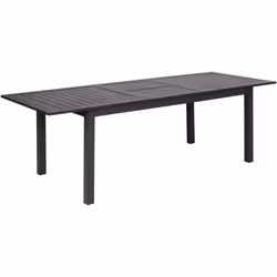 Tavolo da esterno in stile moderno. Questo tavolo da giardino allungabile, realizzato in alluminio leggero e di alta qualità, ...