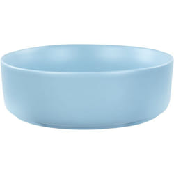 Beliani - Piano bagno Lavabo rotondo in ceramica 370 mm Blu opaco Gudar