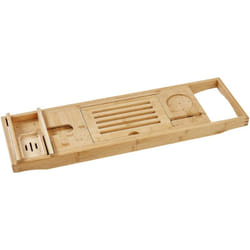 Beliani - Elegante vassoio per vasca da bagno in bambù Accessori per il bagno in legno chiaro Lowes