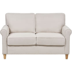 Divano a 2 posti in tessuto beige chiaro Struttura in Legno Molle Insacchettate Ronneby